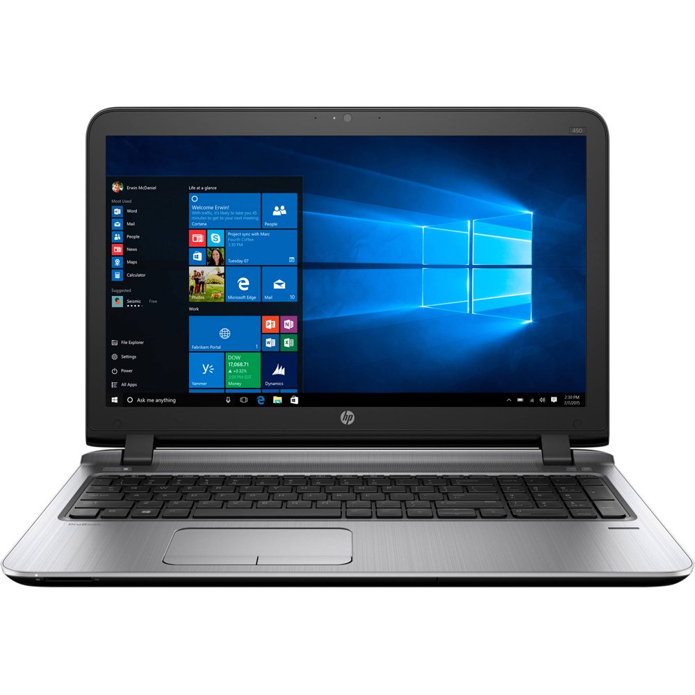 HP-PROBOOK 450-G3 | Intel Core i5-6200U 2.30GHz| 8 GB DDR4 Ram | 256GB SSD  | 15.6″ LCD Display | Windows 10 Pro